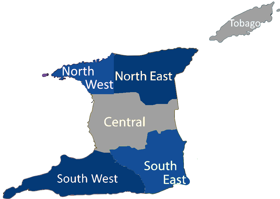 Trinidad and Tobago regions